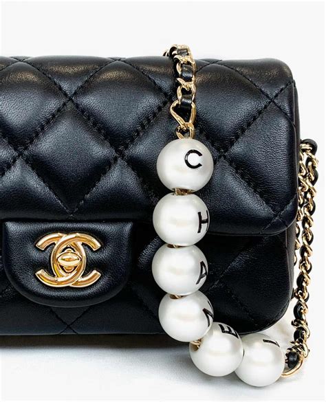 pearl chain chanel bag|chanel small tote bag.